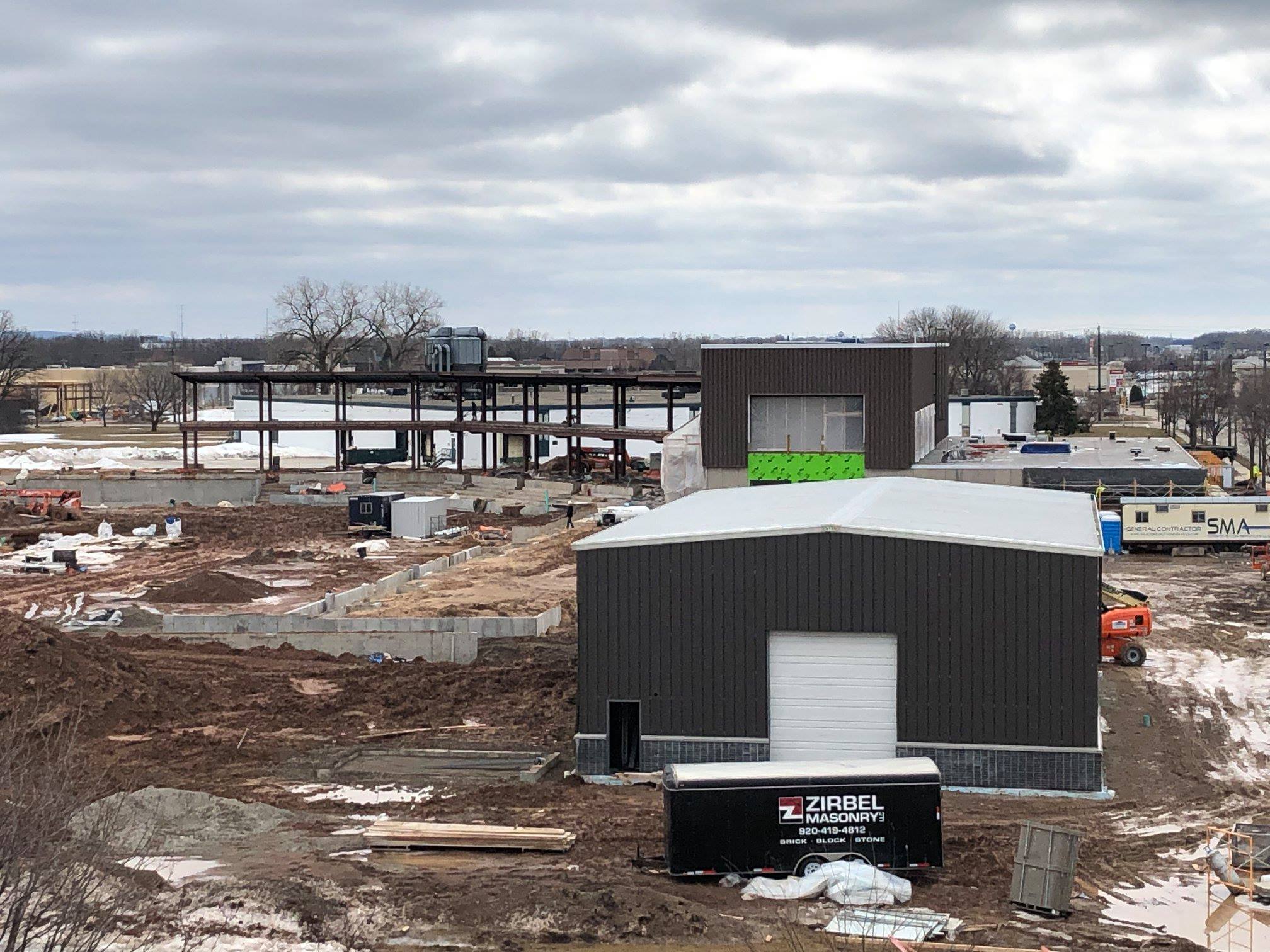 Capital Credit Union Park under construction, March 2019.
