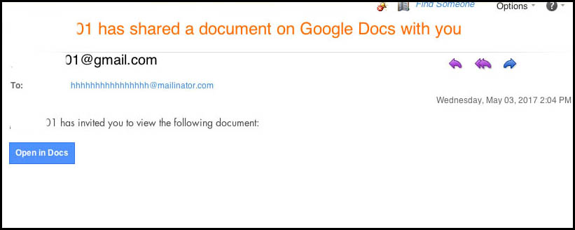 Google Doc hack